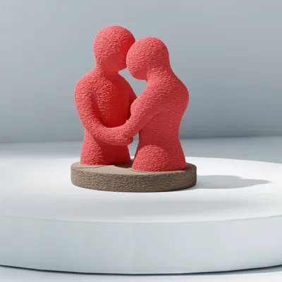 Tượng Cặp Đôi Trừu Tượng