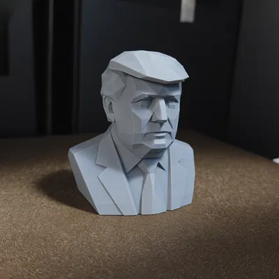Mô Hình Donald Trump Lowpoly
