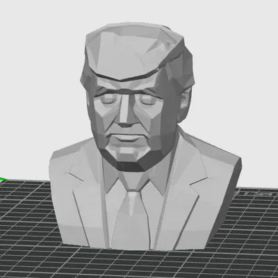 Mô Hình Donald Trump Lowpoly