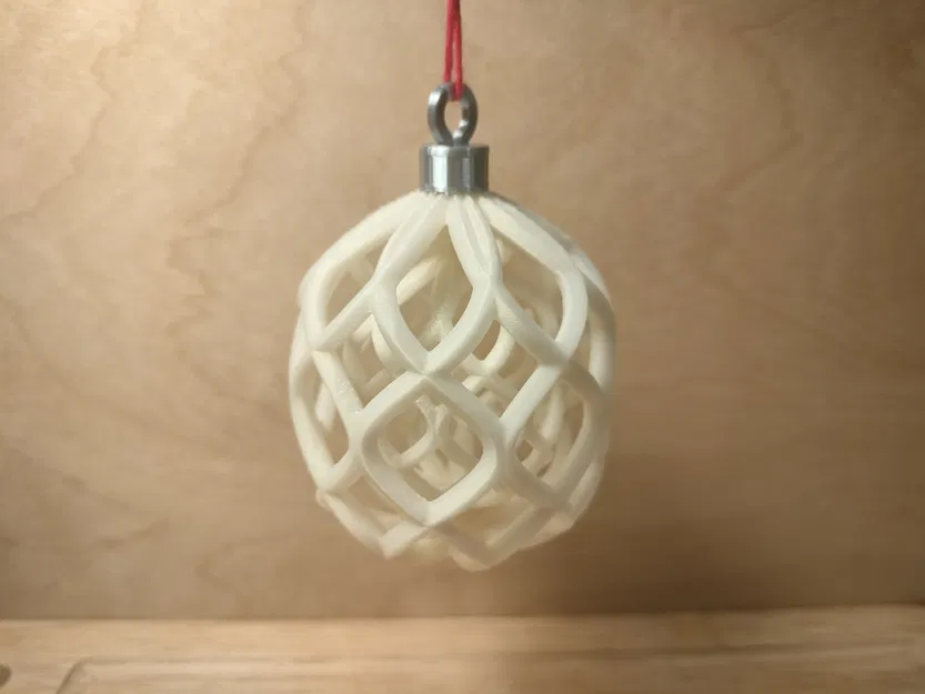 Chuông Giáng Sinh Hai Lớp Sóng Wavy Double-layered Christmas Bauble - Image 2