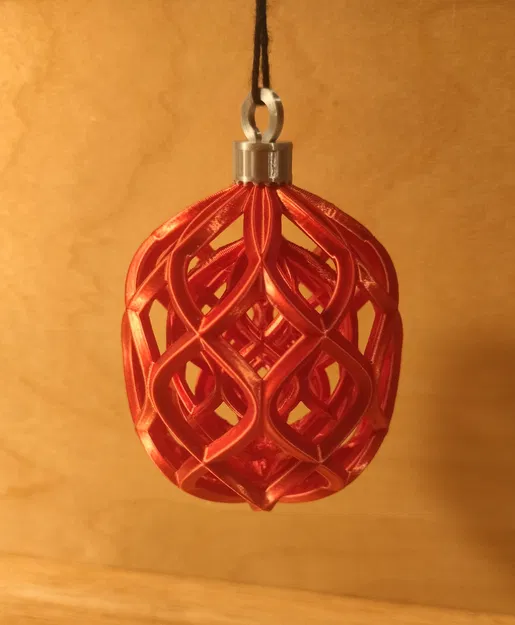 Chuông Giáng Sinh Hai Lớp Sóng Wavy Double-layered Christmas Bauble - Image 4