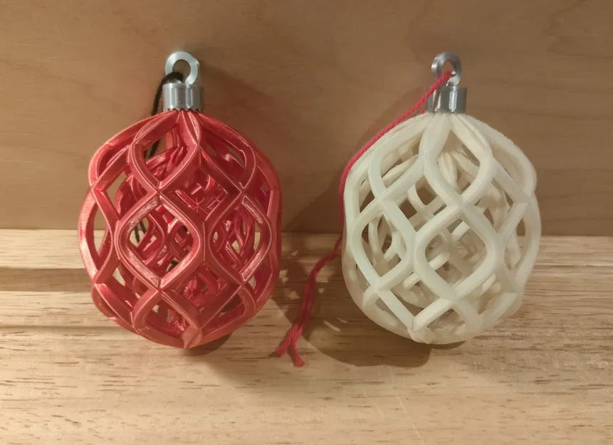 Chuông Giáng Sinh Hai Lớp Sóng Wavy Double-layered Christmas Bauble - Image 5