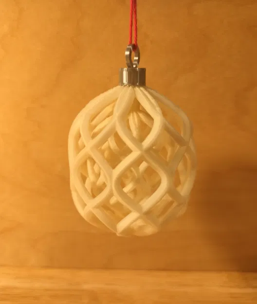 Chuông Giáng Sinh Hai Lớp Sóng Wavy Double-layered Christmas Bauble - Image 6