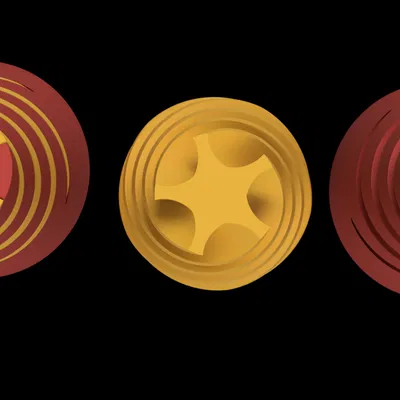 Mô hình Fidget Nón Xoắn Ốc (4 phiên bản) "Impossible Passthrough"