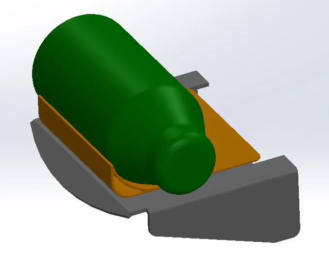 Máng Trượt Chai Nước Cho Xe Đẩy Disc Golf ZUCA - Image 3