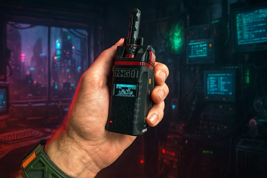 Meshtastic Faketec "Copywolf" Node Phong Cách Cyberpunk Module Hóa - Image 1