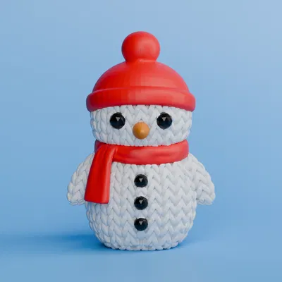 Người Tuyết Đan Mũ Siêu Dễ Thương