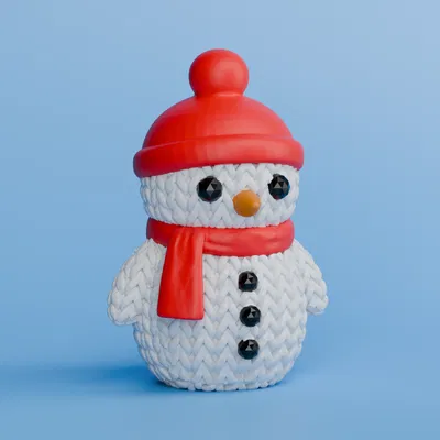 Người Tuyết Đan Mũ Siêu Dễ Thương