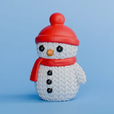 Người Tuyết Đan Mũ Siêu Dễ Thương