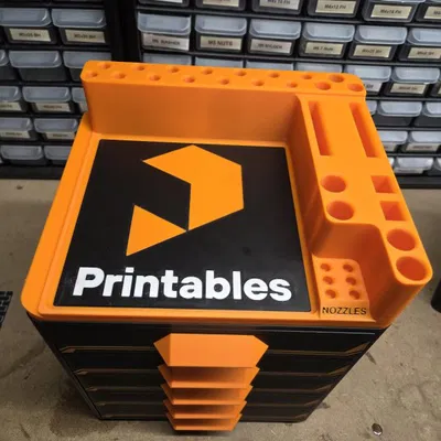 Tủ Lưu Trữ 5 Ngăn Kéo Gridfinity Gen. 2 - Chủ đề Printables