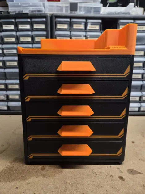 Tủ Lưu Trữ 5 Ngăn Kéo Gridfinity Gen. 2 - Chủ đề Printables - Image 6