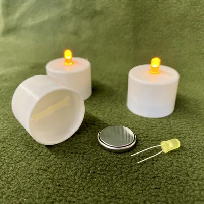 Đèn Trà Mini LED (CR2032 + LED 5mm)