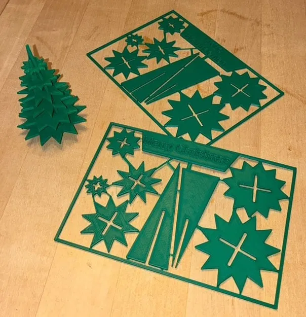 Mô hình Cây Thông Giáng Sinh Kit Card - Image 1