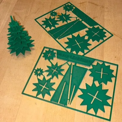 Mô hình Cây Thông Giáng Sinh Kit Card