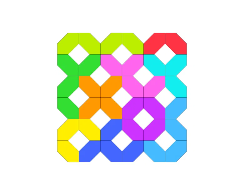 HexTan Puzzle - Đồ Chơi Xếp Hình Khối Lập Phương - Image 4