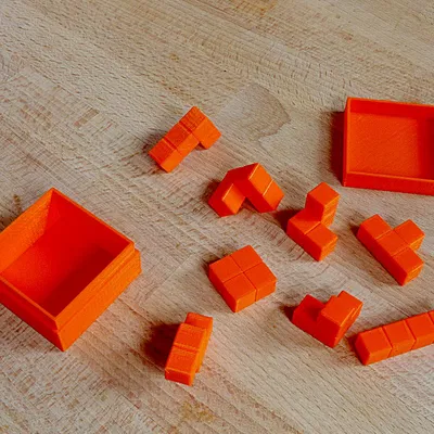 Bộ Xếp Hình Tetracube - Puzzle 3D Hình Khối