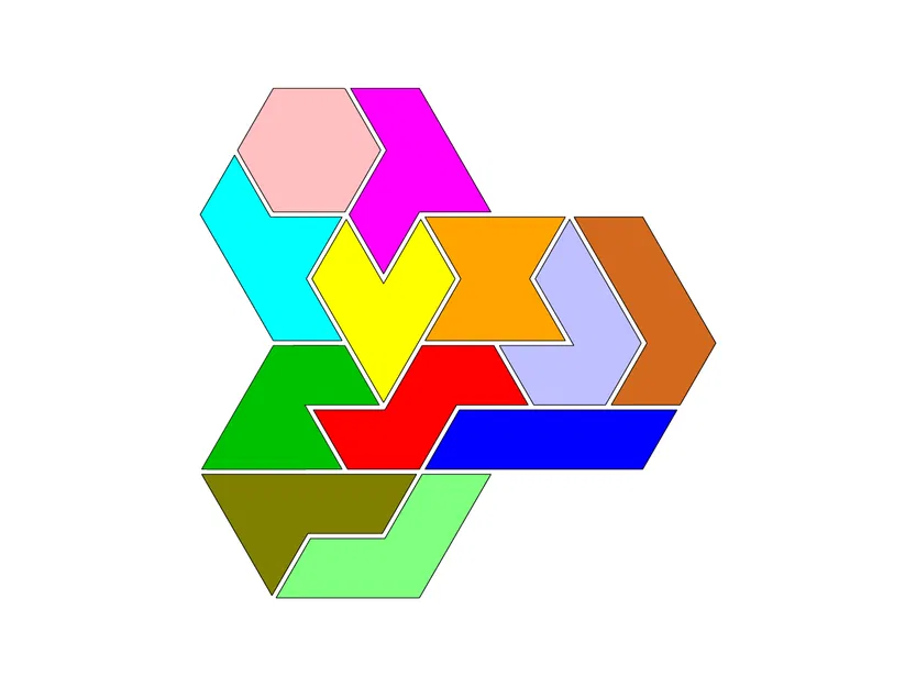 Bộ Xếp Hình Hexiamond - Image 10