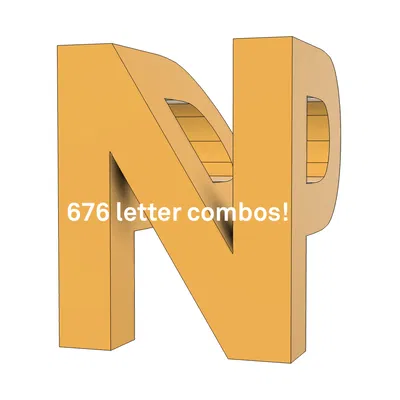 Chữ Cái Âm Bản / Chữ Cái Đôi