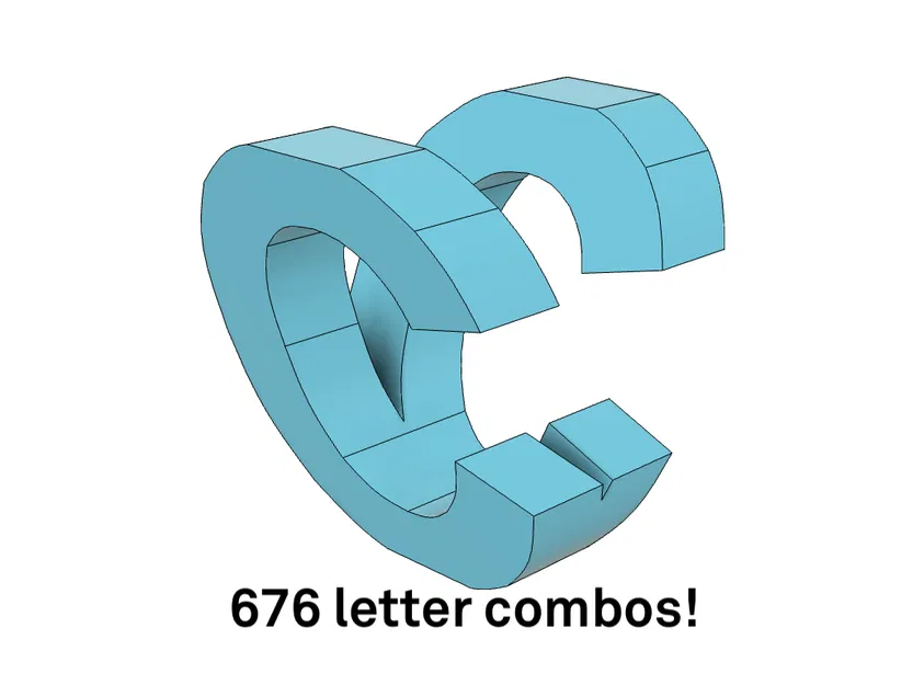 Chữ Cái Âm Bản / Chữ Cái Đôi - Image 13