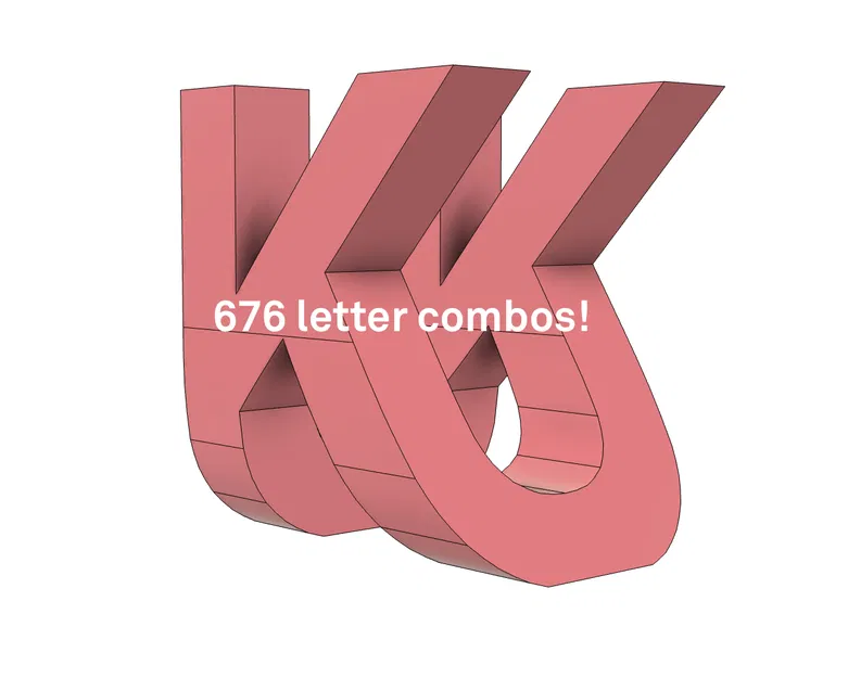 Chữ Cái Âm Bản / Chữ Cái Đôi - Image 15