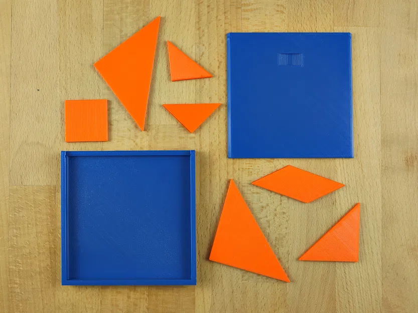 Bộ Ghép Hình Tangram Kèm Hộp Trượt - Image 3