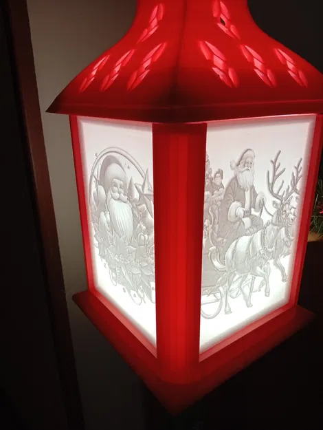 Lồng Đèn Giáng Sinh Kèm Ảnh Litophane - Image 1