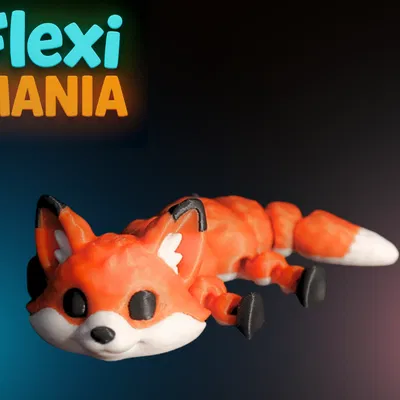 Cáo Rắn Khớp Nối 3D - Đồ Chơi Động Vật In Được