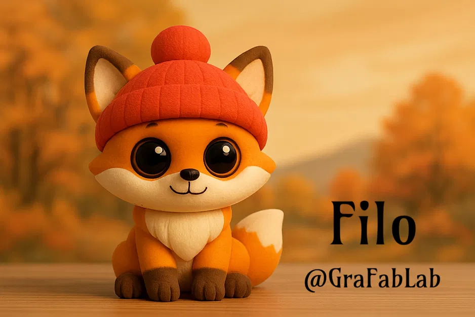 Thế Giới Nhỏ Của Filo. Mô Hình Cáo Dễ Thương STL - Image 1