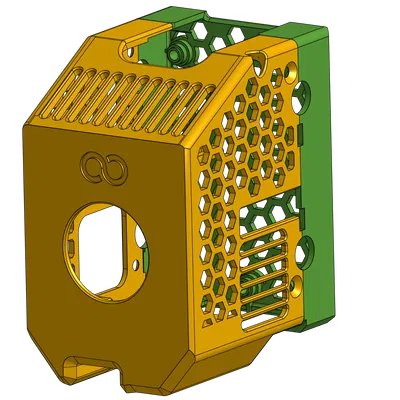 Bản chỉnh sửa nắp đầu phun Elegoo Centauri Carbon