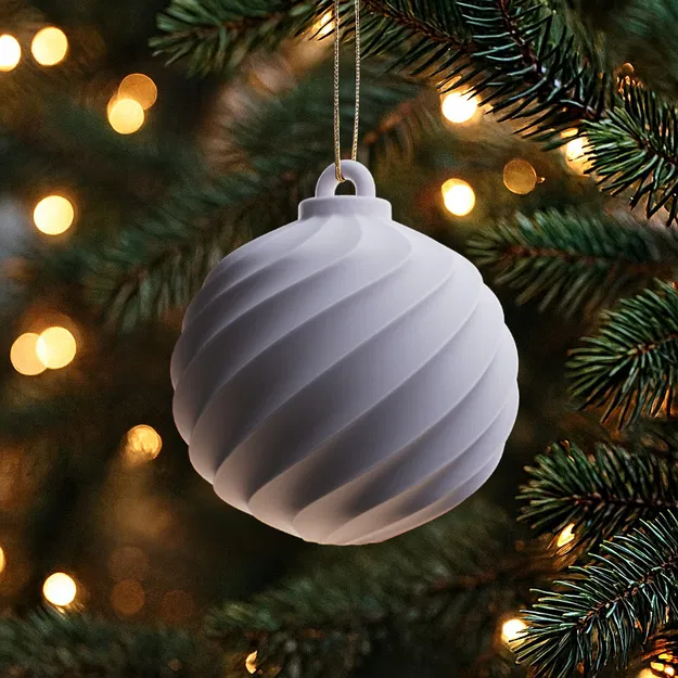 Đồ Trang Trí Giáng Sinh Hình Xoắn Ốc Hiện Đại (Không Cần Hỗ Trợ) - Image 1