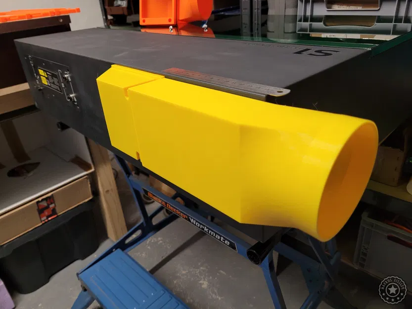 Ống Dẫn Khí Thải xTool S1 40W Lối Ra Cạnh Bên - Image 8