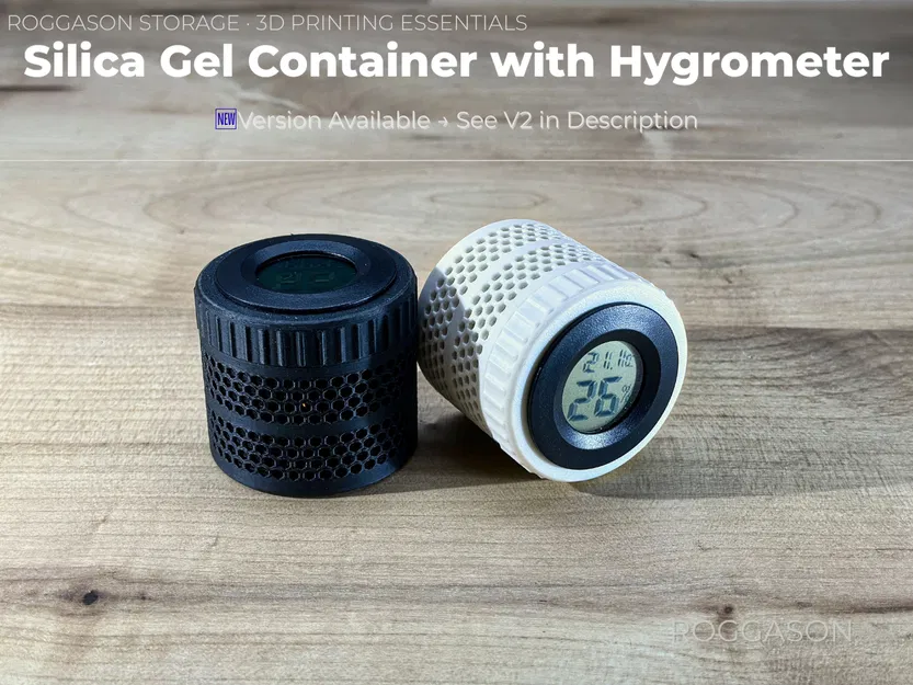 Hộp Đựng Gel Silica Tích Hợp Đồng Hồ Đo Độ Ẩm · V1 - Image 1