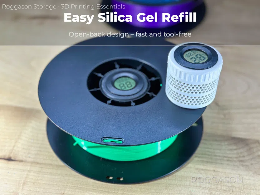 Hộp Đựng Gel Silica Tích Hợp Đồng Hồ Đo Độ Ẩm · V1 - Image 4