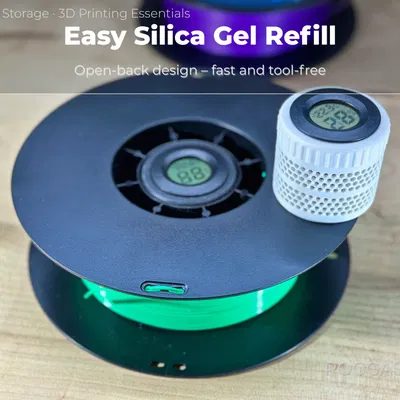 Hộp Đựng Gel Silica Tích Hợp Đồng Hồ Đo Độ Ẩm · V1