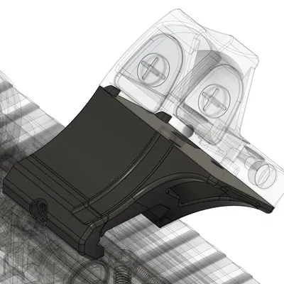 Ngàm Gắn Red Dot Góc Lệch Cho RMR / RMRcc / RMSc