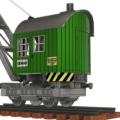 Mô hình xe cẩu hơi nước DEMAG tỉ lệ 1:32 điều khiển RC