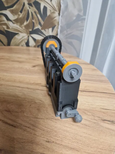 Mô hình Động cơ I5 Inline | Piston, Van & Dây đai thời gian Chức năng - Image 3