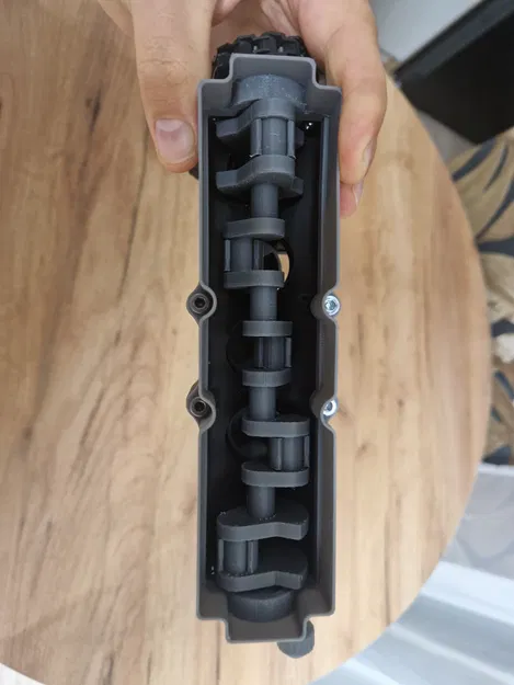 Mô hình Động cơ I5 Inline | Piston, Van & Dây đai thời gian Chức năng - Image 5