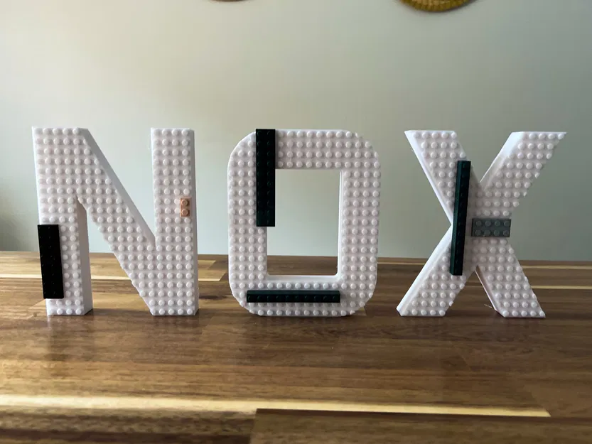 Chữ 3D Tương Thích Lego - Image 1