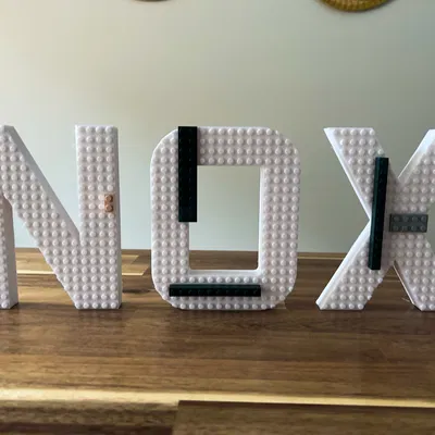 Chữ 3D Tương Thích Lego