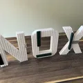 Chữ 3D Tương Thích Lego - Thumbnail 3