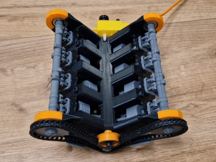 Mô hình động cơ V8 | Piston, Van & Dây xích thời gian chức năng