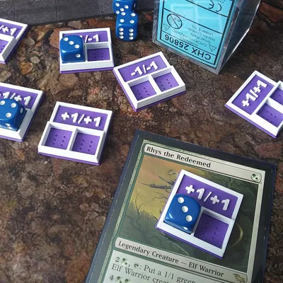 Bộ Đếm Xúc Xắc +1/+1 Cho Magic: The Gathering