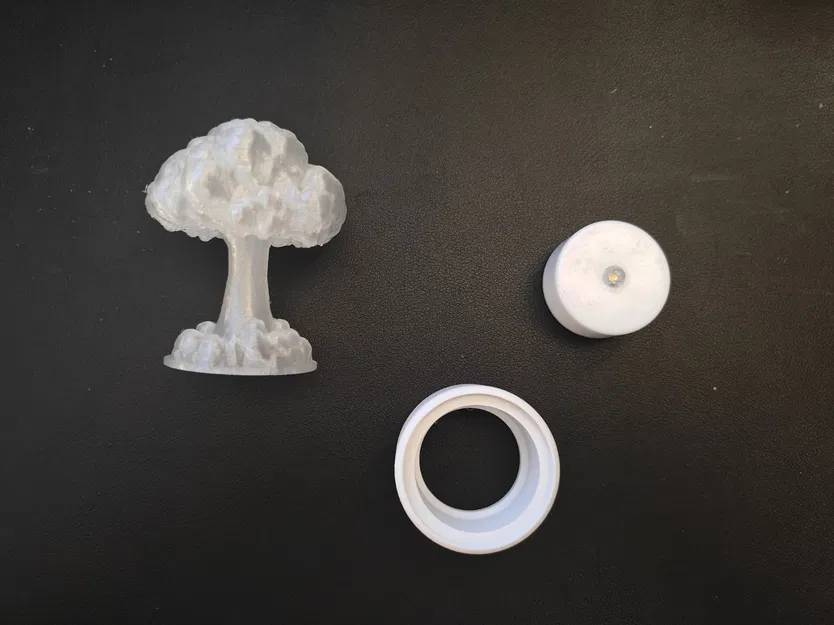 Đám Mây Nấm Hạt Nhân [Đèn Nến LED Tea Light] - Image 5