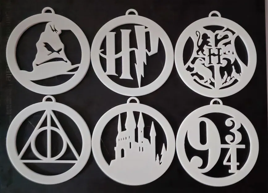 Bộ Đồ Trang Trí Harry Potter In 3D - Image 4