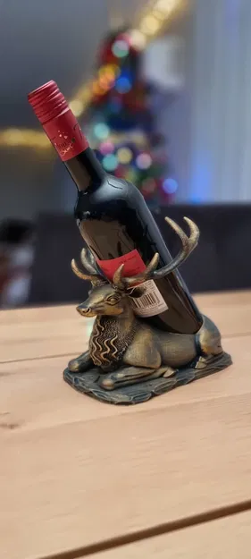 Chân đế giữ chai rượu hình hươu - Image 3