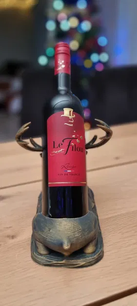 Chân đế giữ chai rượu hình hươu - Image 5