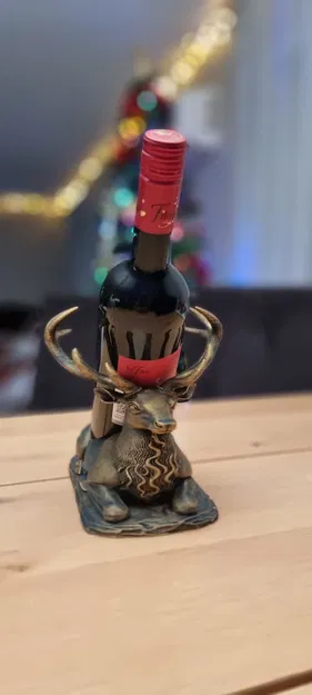 Chân đế giữ chai rượu hình hươu - Image 7