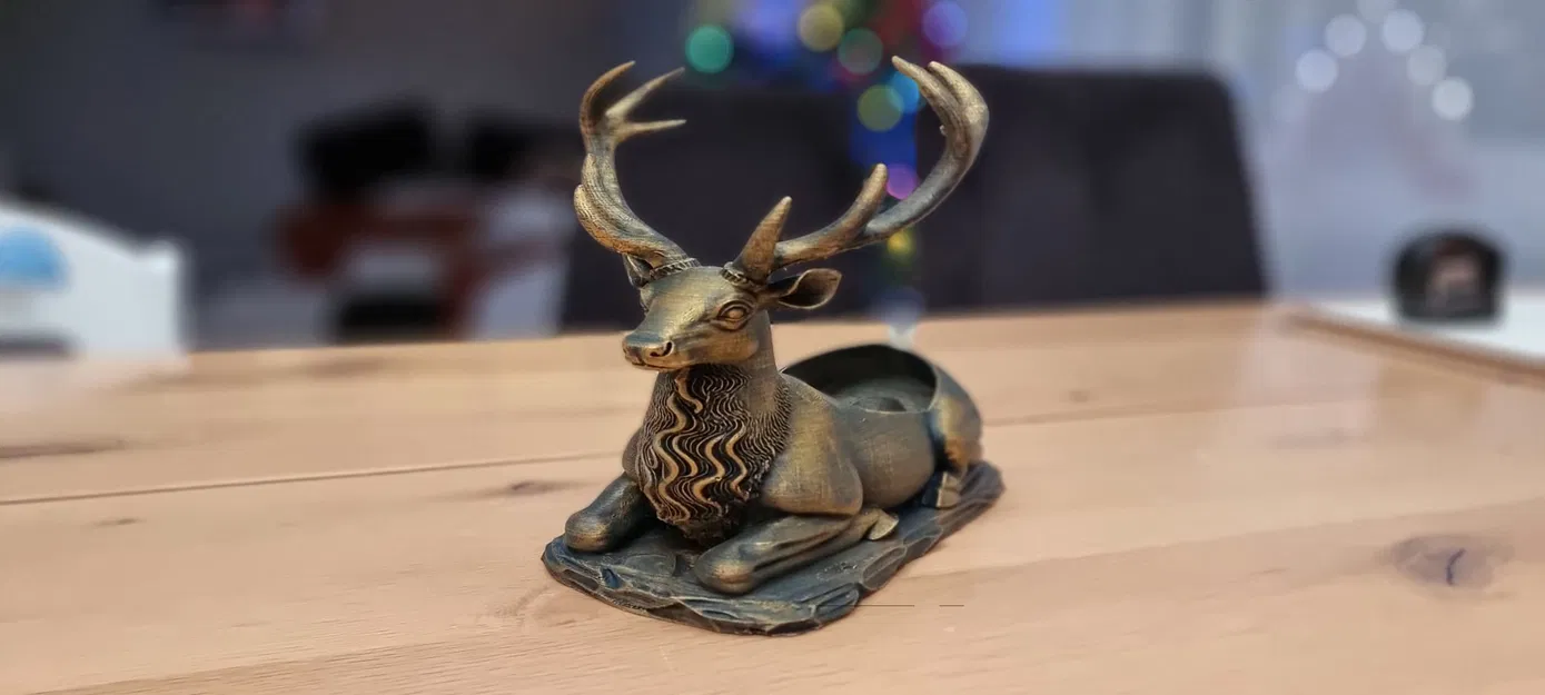 Chân đế giữ chai rượu hình hươu - Image 10