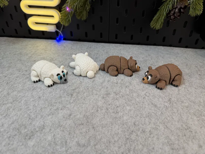 Gấu Con Khớp Nối Dễ Thương - Image 3